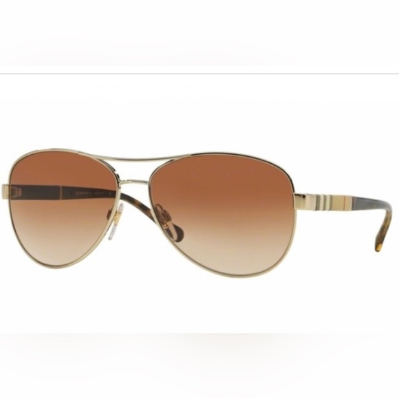 Burberry Pilot Aviator Sunglasses - Picture 4 of 9